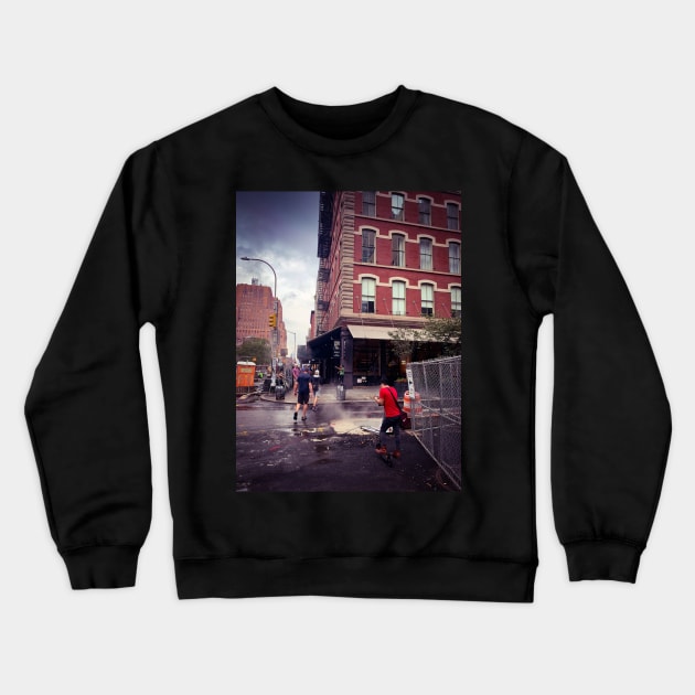 Soho, Manhattan, New York City Crewneck Sweatshirt by eleonoraingrid